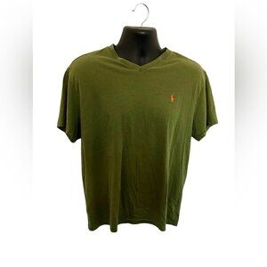 Polo Ralph Lauren Men's V-Neck T-Shirt (Green)